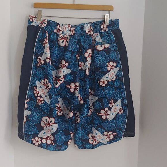 Marlin Trading Co Men's Board Shorts Tropical Hawaiian Size XL - Picture 4 of 9